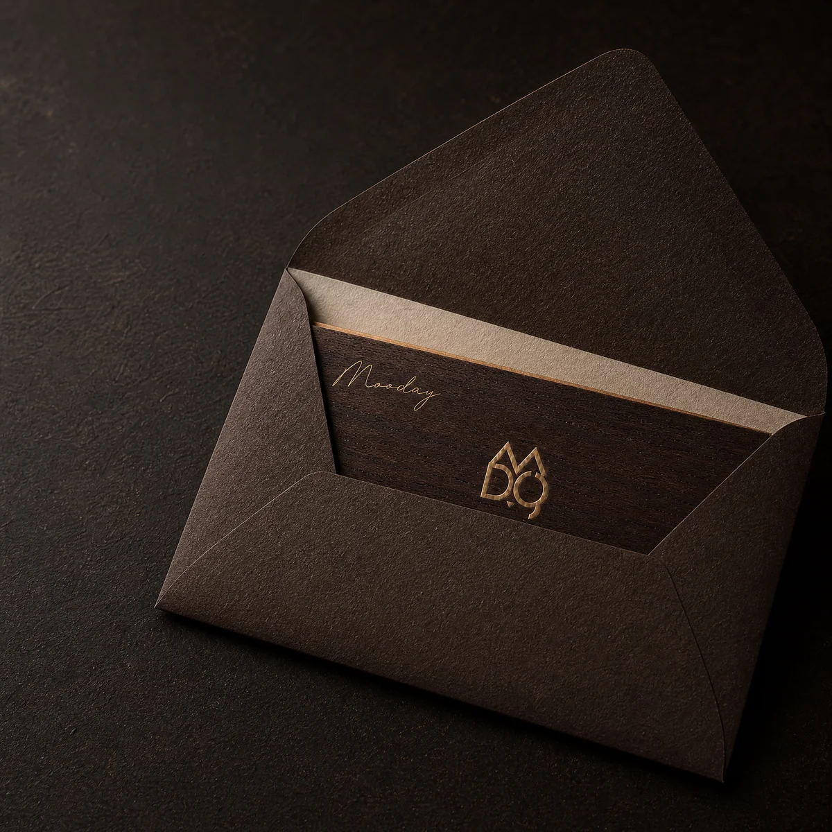 Custom order envelope mark